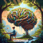 Cerveau apaisé symbolisant la motivation et l’équilibre en télétravail hybride