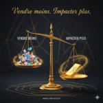 Balance symbolisant la simplification de l'offre pour plus de valeur