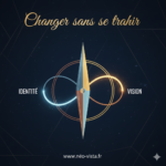 Une boussole pointant vers l’ADN et la vision pour symboliser le repositionnement stratégique