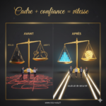 Management équilibré entre contrôle et autonomie dans une PME